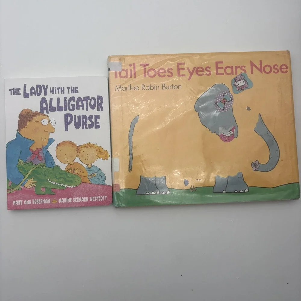 Tail Toes Eyes Ears Nose/Lady Alligator Purse Lot 2‎ Burton Hoberman Westcott HC